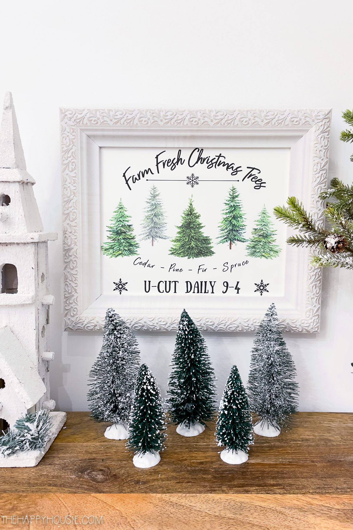 free christmas printables for thrifty holiday decorating | the